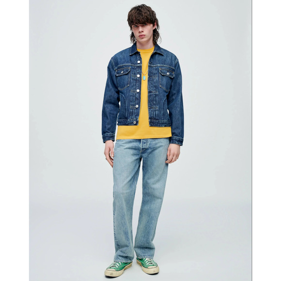 NEW! RE/DONE Size 30 Men's 90's Loose 4 Year Wear Jeans $325 msrp G13-2 - Picture 1 of 8